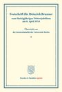 /: Festschrift für Heinrich Brunner, Buch