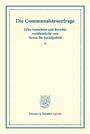 /: Die Communalsteuerfrage., Buch