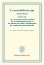 /: Gemeindefinanzen., Buch