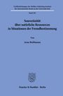 Arne Reißmann: Souveränität über natürliche Ressourcen in Situationen der Fremdbestimmung, Buch