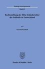 Gerrit Breetholt: Rechtsstellung der Elite-Schiedsrichter des Fußballs in Deutschland, Buch