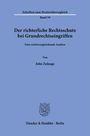 John Zuluaga: Der richterliche Rechtsschutz bei Grundrechtseingriffen., Buch