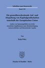 Katja Poley: Die grenzüberschreitende Auf- und Abspaltung von Kapitalgesellschaften innerhalb der Europäischen Union., Buch