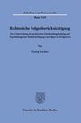 Georg Joecker: Richterliche Folgenberücksichtigung, Buch