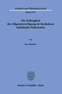 Max Malchow: Die Zulässigkeit der Allgemeinverfügung als Rechtsform befehlender Hoheitsakte, Buch