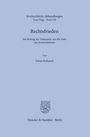 Tobias Kulhanek: Rechtsfrieden, Buch