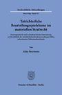 Alina Herrmann: Tatrichterliche Beurteilungsspielräume im materiellen Strafrecht, Buch