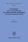 Antonia Karsch: Der Pastiche gem. § 51a UrhG und die urheberrechtliche Zulässigkeit von User Generated Content, Buch