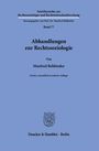 Manfred Rehbinder: Abhandlungen zur Rechtssoziologie, Buch