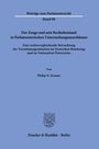 Philip N. Kroner: Der Zeuge und sein Rechtsbeistand in Parlamentarischen Untersuchungsausschüssen, Buch