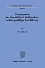 Rickard Kelch: Der Grundsatz der Wesentlichkeit als Grundsatz ordnungsmäßiger Buchführung, Buch