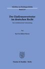 Kai Uwe Robert Berrer: Der Einfirmenvertreter im deutschen Recht, Buch