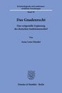 Anna Lena Glander: Das Gnadenrecht, Buch