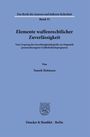 Elemente waffenrechtlicher Zuverlässigkeit von Yannik Hofmann, Verlag Duncker & Humblot, mit einem Wappen in der Mitte.