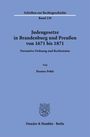 Hannes Pohle: Judengesetze in Brandenburg und Preußen von 1671 bis 1871, Buch