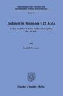 Annabel Dornauer: Indizien im Sinne des § 22 AGG, Buch
