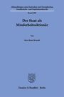 "Der Staat als Minderheitsaktionär" von Max René Brandt. Logo: Adler mit Sonne darüber. Duncker & Humblot, Berlin.
