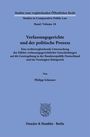 Titel: "Verfassungsgerichte und der politische Prozess". Autor: Philipp Scheurer. Verlag: Duncker & Humblot, Berlin. Logo darunter.