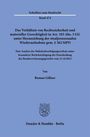 Cover einer Publikation: Thema ist die Rechtsstaatlichkeit im Strafrecht. Autor: Roman Gillner. Verlag in Berlin.