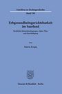 "Erbgesundheitsgerichtsbarkeit im Saarland" von Katrin Kropp, Schriftenreihe, Verlag Duncker & Humblot, Berlin, mit Logo.