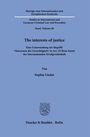 "The interests of justice" von Sophia Lieder, Band 68, Duncker & Humblot, Berlin. Oben wissenschaftliche Schriftenreihe, unten Logo.