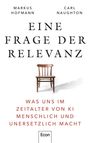 „Eine Frage der Relevanz“ von Markus Hofmann und Carl Naughton. Ein Stuhl steht zentral, darunter „Econ“ Logo.