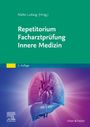 Oben stehen die Texte: "Malte Ludwig (Hrsg.)", "Repetitorium Facharztprüfung Innere Medizin", "5. Auflage". Unten eine Illustration von Herz und Lungen.