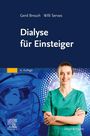 „Dialyse für Einsteiger“, 6. Auflage. Abgebildet ist eine Frau in grüner medizinischer Kleidung, die lächelt.
