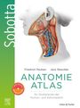 „Sobotta Anatomie Atlas für Studierende der Human- und Zahnmedizin.“ Zeigt den Kopf mit anatomischem Querschnitt.