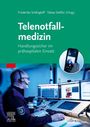 "Telenotfallmedizin: Handlungssicher im prähospitalen Einsatz." Bild: Person mit Headset vor Monitoren.