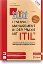 Cover eines Buches mit dem Titel „IT-Service-Management in der Praxis mit ITIL“. Autoren: Martin Beims, Michael Ziegenbein.