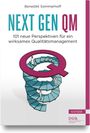 „NEXT GEN QM: 101 neue Perspektiven für ein wirksames Qualitätsmanagement“ von Benedikt Sommerhoff. Illustration mit Treppe.