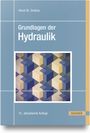 „Grundlagen der Hydraulik“ von Horst-W. Grollius, 10. aktualisierte Auflage. Geometrisches Muster auf blauem Cover.