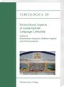 Text: "Turcologica 129. Sociocultural Aspects of Greek-Turkish Language Contact(s). Edited by Konstantinos Sampanis, Matthias Kappler, and Eleni Karantzola. Harrassowitz Verlag."  
Unterhalb des Textes: Ein Fries mit Kreuz und Text.