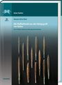 Titel: "Die Waffenfunde aus der Königsgruft von Qatna". Antike Metallklingen vor dunklem Hintergrund.