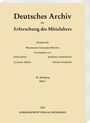 : Deutsches Archiv für Erforschung des Mittelalters 81 (2025)1, Buch