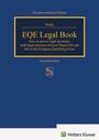 "EQE Legal Book: How to answer legal questions" steht zentriert. Blaues Cover mit gelbem Rahmen. Wolters Kluwer-Logo.
