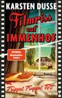 Ein Buchcover mit dem Text: "Karsten Dusse, Filmriss auf Immenhof, Spiegel Bestseller-Autor, Roman, Trippel. Trappel. Tot."