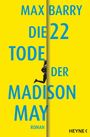 Max Barry: Die 22 Tode der Madison May, Buch