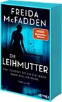 "Die Leihmutter" ist ein Thriller von Freida McFadden. Silhouette einer Frau am Kinderbett.