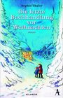 "Die letzte Buchhandlung vor Weihnachten" von Sophie Thaler. Zwei Personen gehen durch eine verschneite Straße zu einem Haus.