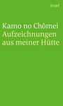 Kamo No Chomei: Aufzeichnungen aus meiner Hütte, Buch