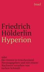 Friedrich Hölderlin: Hyperion oder Der Eremit von Griechenland, Buch