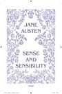 Jane Austen: Sense and Sensibility, Buch