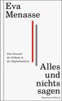 Eva Menasse: Alles und nichts sagen, Buch