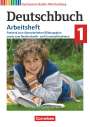 Christoph Fischer: Deutschbuch Gymnasium Band 1: 5. Schuljahr. Baden-Württemberg - Bildungsplan 2016 - Arbeitsheft mit Lösungen, Buch