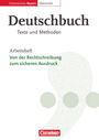 Ida Hackenbroch-Krafft: Deutschbuch 11./12. Jahrgangsstufe Oberstufe. Arbeitsheft. Gymnasium Bayern. Texte und Methoden, Buch