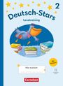 : Deutsch-Stars 2. Schuljahr - Ausgabe 2025 - Lesetraining - Übungsheft mit Lösungen und digitalen Medien, Buch