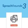 Sprachfreunde 3. Schuljahr - Östliche Bundesländer und Berlin - Ausgabe 2022 - Sprachbuch zum Hineinschreiben - Arbeitshefte A und B im Paket mit Medien (Verbrauchsmaterial), Buch
