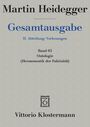 Martin Heidegger: Gesamtausgabe. 4 Abteilungen / Ontologie. Hermeneutik der Faktizität, Buch